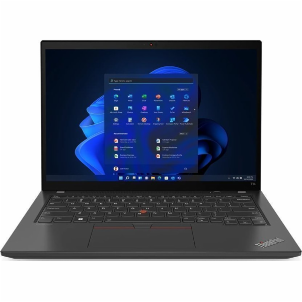 Lenovo ThinkPad T14 i7-1255U Notebook 35.6 cm (14 ) WUXGA Intel® Core™ i7 16 GB DDR4-SDRAM 512 GB SSD Wi-Fi 6E (802.11ax) Windows 11 Pro Black