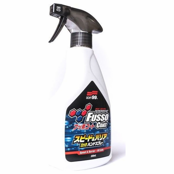 Soft 99 Fusso Coat Speed & Barrier Hand Spray -quick detailer for maintenance of coatings 500ml