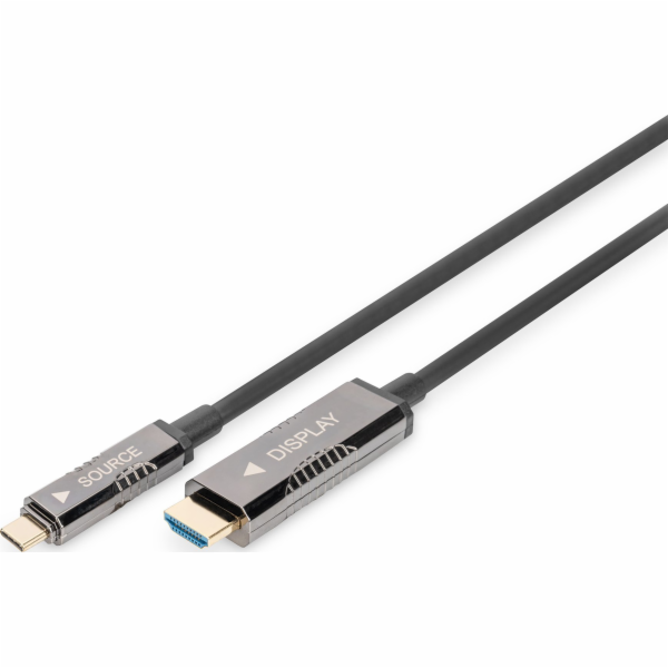 Kabel adapter hybrydowy AOC USB Typ C na HDMI 4K 60Hz 10m