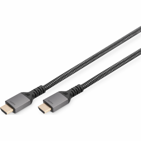 Digitus HDMI - HDMI kabel 3m šedý (DB-330200-030-S)