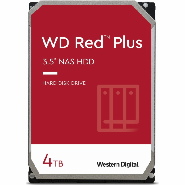 Western Digital Red Plus WD40EFPX internal hard drive 3.5 4000 GB Serial ATA III