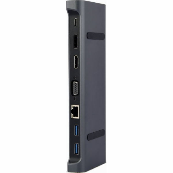 Gembird A-CM-COMBO9-02 notebook dock/port replicator Wired USB 3.2 Gen 1 (3.1 Gen 1) Type-C Grey