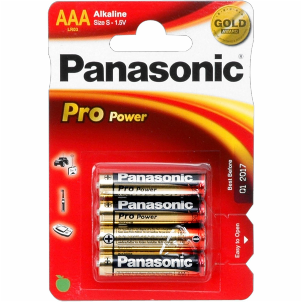 12x4 Panasonic Pro Power LR 03 Micro AAA VPE Innenkarton