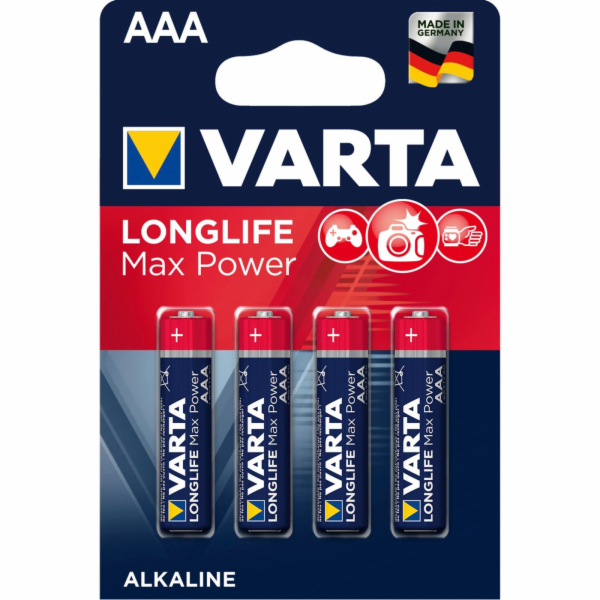 50x4 Varta Longlife Max Power Micro AAA LR 03 VPE Masterkarton