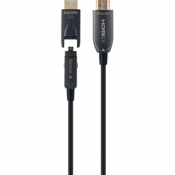 Kabel AOC High Speed HDMI with ethernet 30 m z adapterem D/A