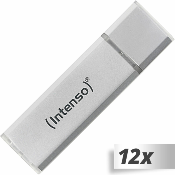 12x1 Intenso Alu Line silber 8GB USB Stick 2.0