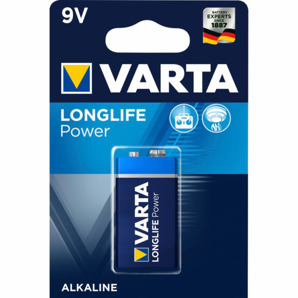 10x1 Varta Longlife Power 9V-Block 6 LR 61 VPE Innenkarton