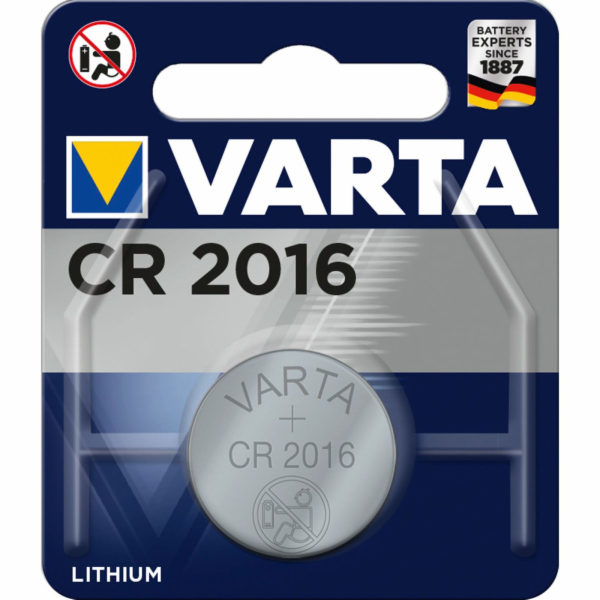10x1 Varta electronic CR 2016 VPE Innenkarton