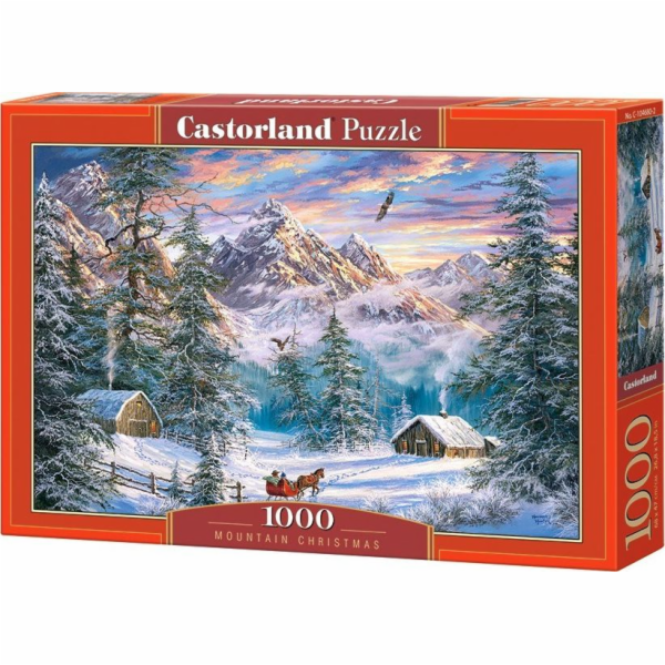 Castorland Puzzle 1000 prvků zima v horách