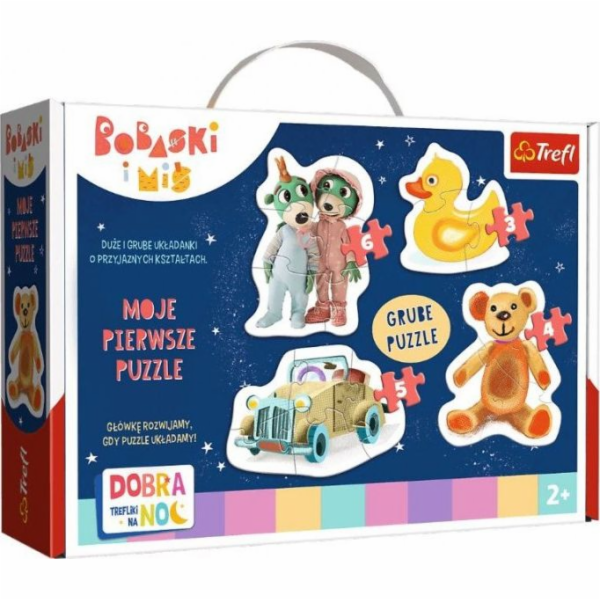 Trefl Puzzle Baby Classic - Urocze Bobaski - Dobranoc, Trefliki na dobranoc 36095 Trefl