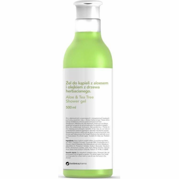 Botanica BOTANICAPARMA_Tea Tree Aloe Sprchový gel do koupele Aloe and Tea Tree Oil 500ml