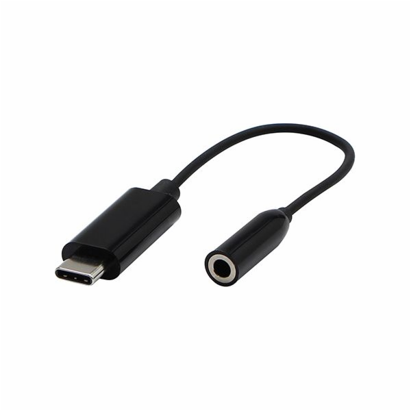 Adapter USB USB-C - Jack 3.5mm Czarny