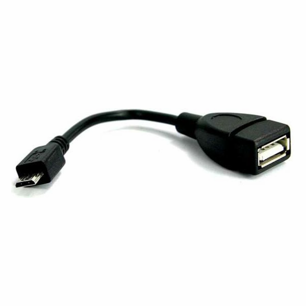 Adapter USB microUSB - USB Czarny