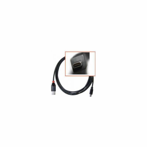 Kabel USB Panasonic USB-A - 8-pin 1.8 m Czarny