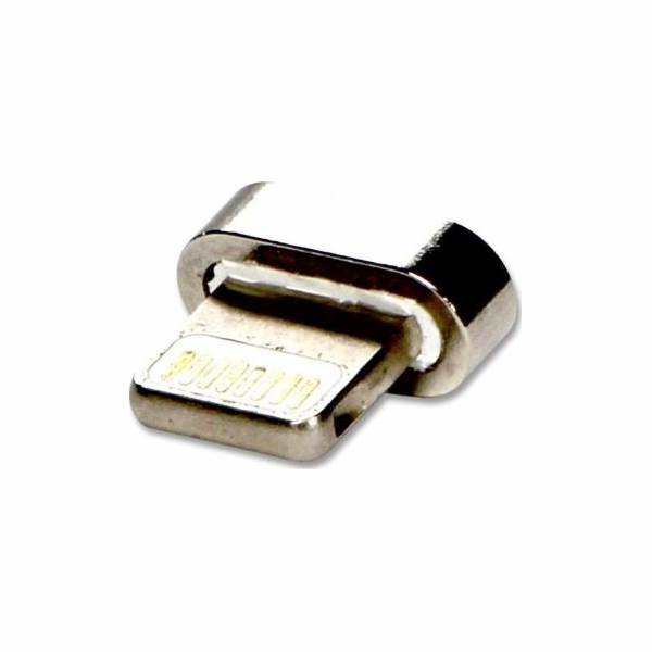 USB (2.0) Redukcja, Magnetický konec-Lightning M, 0, srebrna, redukcja do kabla magnetycznego