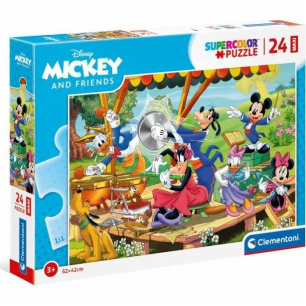 Puzzle 24 elementy Maxi - Miki i Przyjaciele