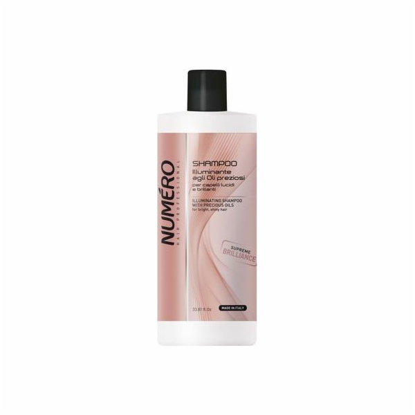 Numero Brelil Hair Professional Beauty Macassar Oil Shampoo Šampon na vlasy s makasarovým olejem a keratinem 1000 ml