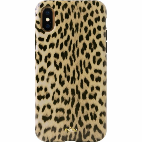 Puro Etui Glam Leopard Cover Iphone XS/ X (leo 1) Limited Edition