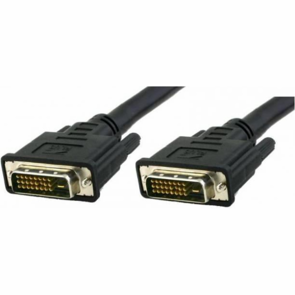 Kabel Techly DVI-D - DVI-D 1.8m czarny (304376)