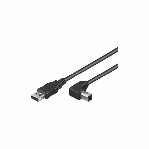 Kabel USB Techly USB-A - USB-B 0.5 m Czarny (ICOC-U-AB-005-ANG)