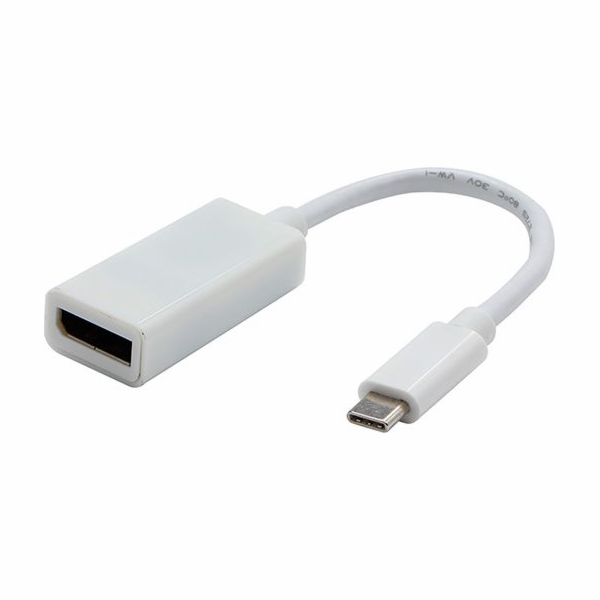 USB adaptér USB (3.1) adaptér, USB C (3.1) M-DisplayPort F, 0, bílý, 4K2K@30Hz