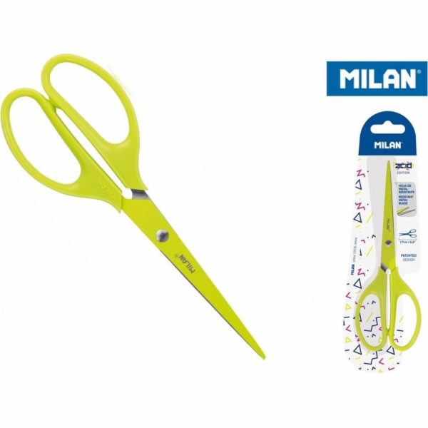 Milan Kancelářské nůžky 17cm žluté MILAN