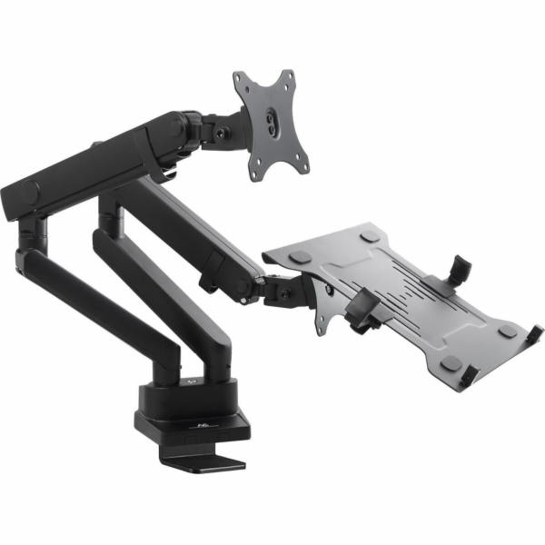 Maclean MC-813 Dual Desk Mount for a Monitor and a Laptop 17 -32 2x8kg VESA 75x75 100x100