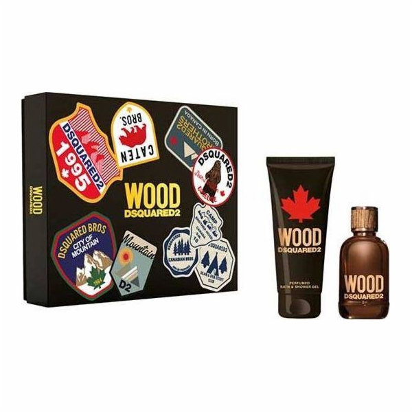 Dsquared2 Zestaw Wood Pour Homme EDT 100ml + SG 150ml