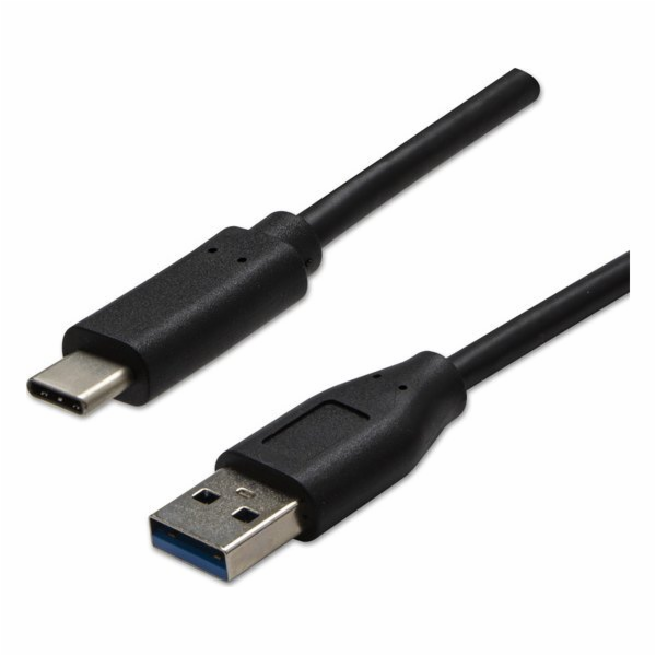 Kabel USB Neutralle USB-A - USB-C 1 m Czarny