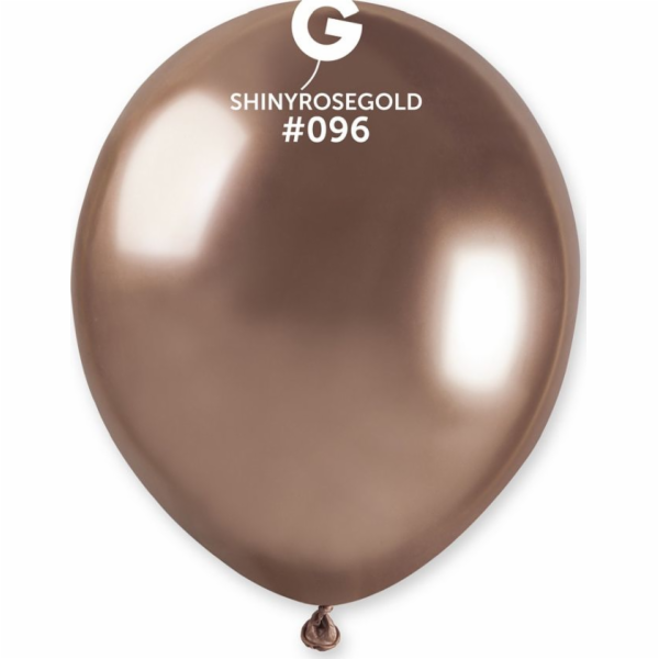 Balónky Gemar Chrome Rose gold, AB50, 13 cm, 100 ks.