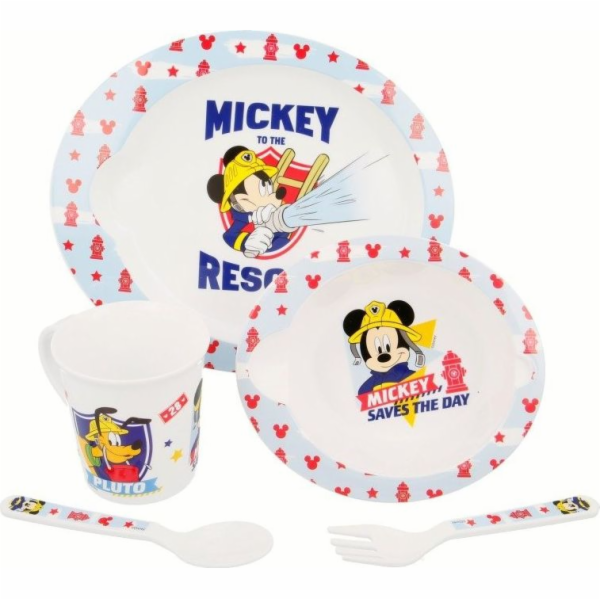 Mickey Mouse - Velká sada nádobí do mikrovlnné trouby (5 ks) univerzální