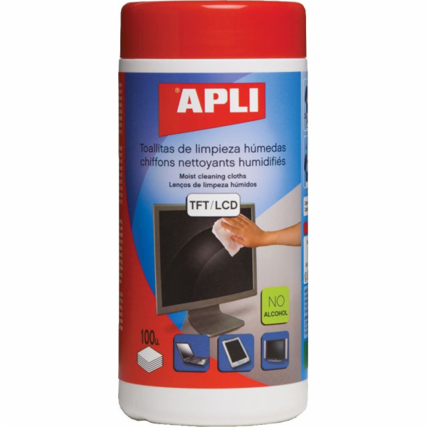 Appls hydratované ubrousky pro čištění obrazovek LCD/TFT 100 ks (AP11823)