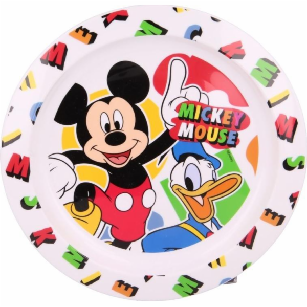 Mickey Mouse Mickey Mouse - dezertní talíř (bílý)