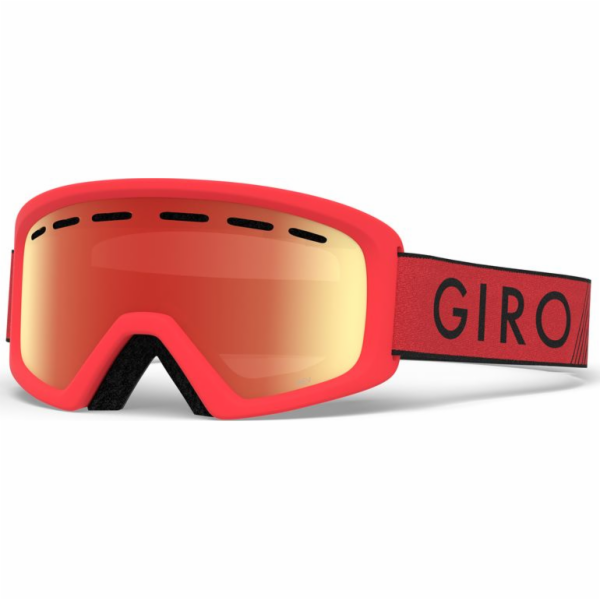 GIRO Goggles Rev Red Black Zoom (Amber Scarlet 41% S2 Lens) (GR-7094700)