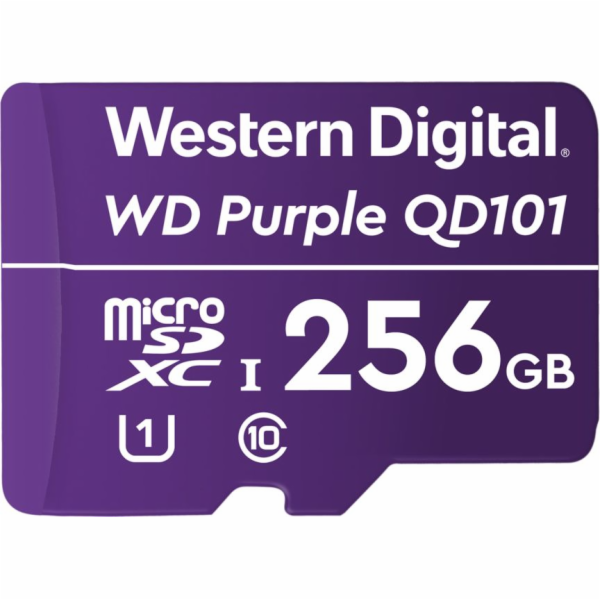 Karta WD Purple SDXC 256 GB Class 10 U1 (WDD256G1P0C)