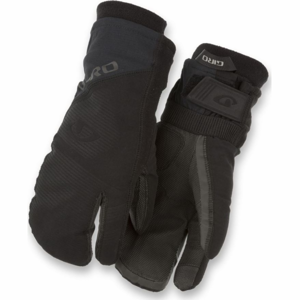 Zimní rukavice Giro GIRO 100 PROOF dlouhé prsty černá vel M (obvod ruky až 203-229 mm / délka ruky až 181-188 mm) (NOVINKA)
