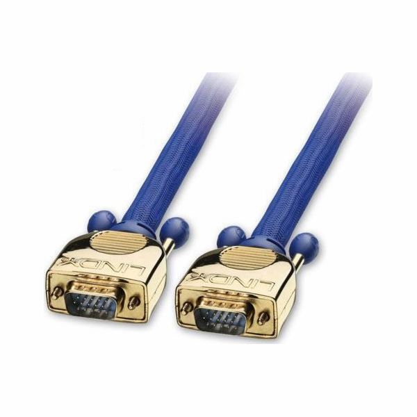 Lindy D-Sub (VGA) - D-Sub (VGA) kabel 15m modrý