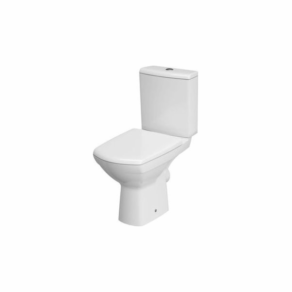 Kompaktní WC set Cersanit CleanOn Carina splachovací nádržka + WC sedátko s měkkým zavíráním (K31-044)