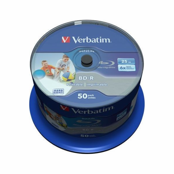 Verbatim BD-R 25GB 6x 50ks (43812)