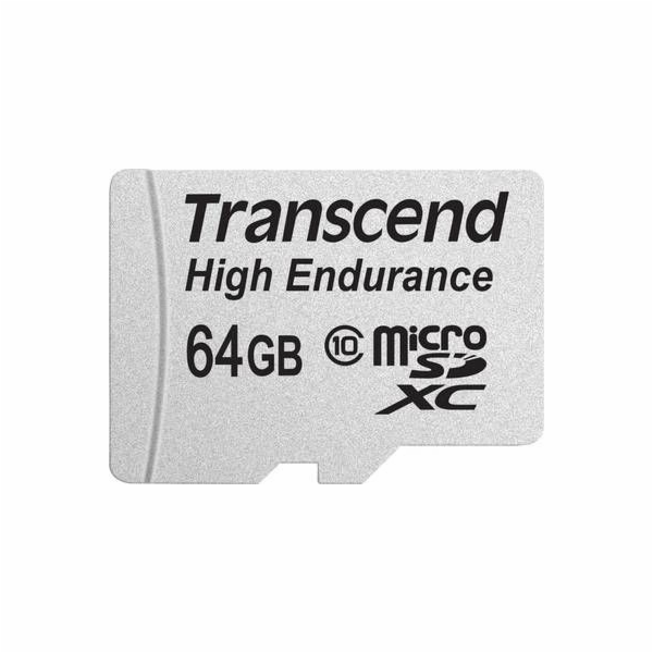 Karta Transcend High Endurance MicroSDXC 64GB Class 10 (TS64GUSDXC10V)
