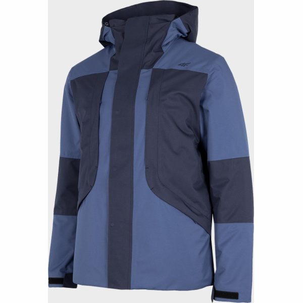 Pánská lyžařská bunda 4f H4Z22-KUMN005 Námořnická modrá s. M