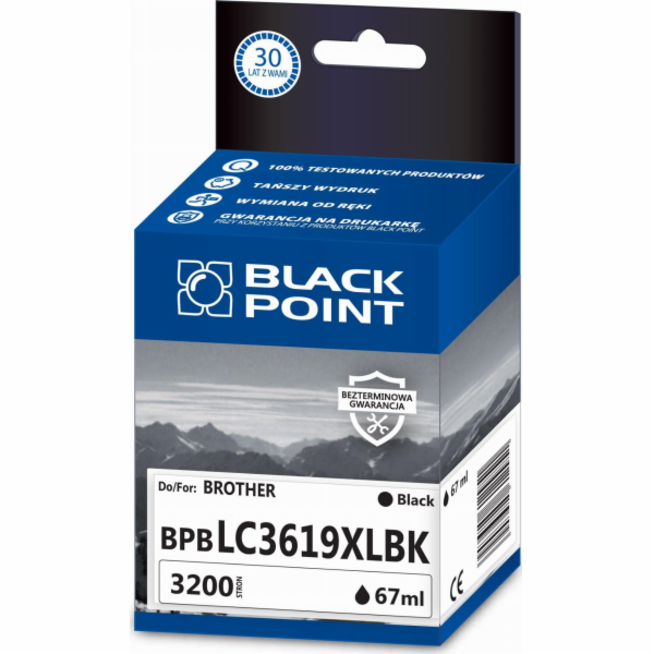 Inkoust Black Point BPBLC3619XLBK LC-3619XLBK, černý