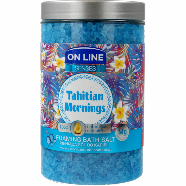 On Line Sůl do koupele Senses Tahitian Mornings 480ml