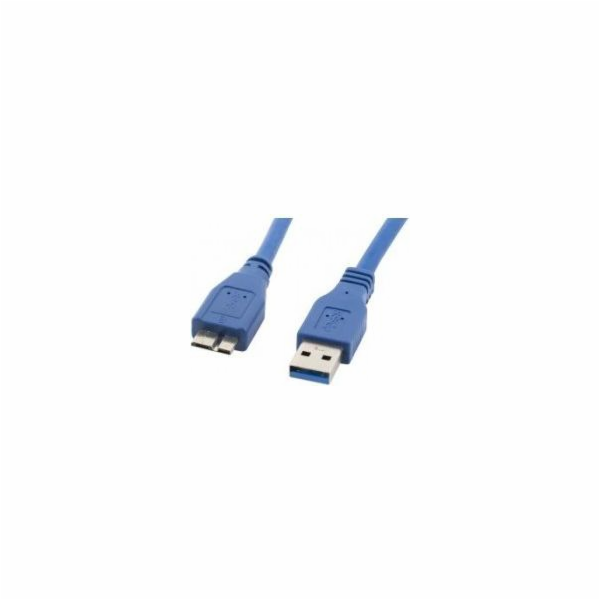 USB kabel Lanberg USB 3.0 MIKRO KABEL AM-MBM5P MODRÁ 50CM LANBERG CA-US3M-10CC-0005-B - CA-US3M-10CC-0005-B