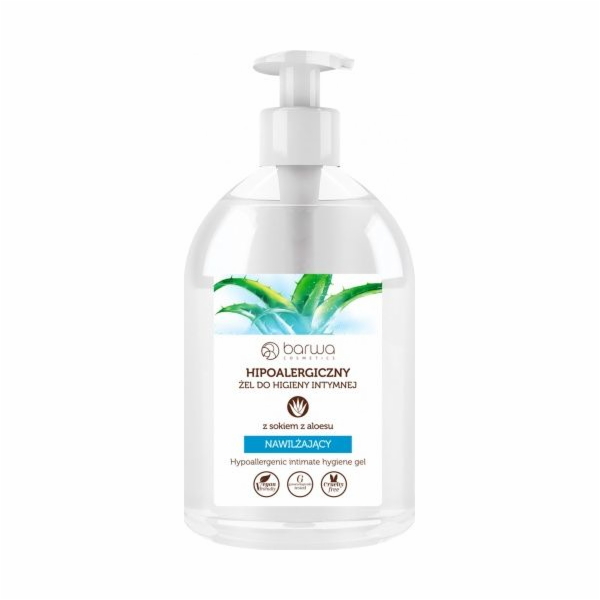 Barwa Hypoalergenní hydratační gel pro intimní hygienu Aloe Vera 500ml