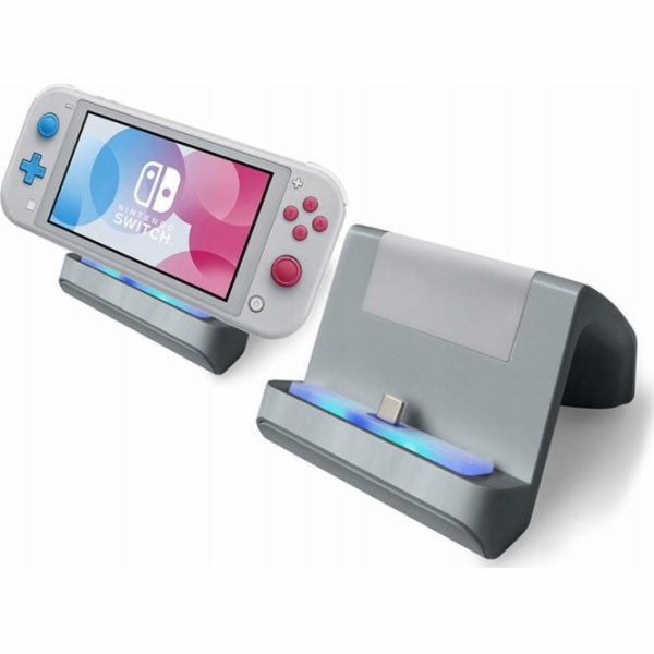 Nabíjecí stanice MARIGames 2v1 pro Nintendo Switch Lite šedá (SB5213)