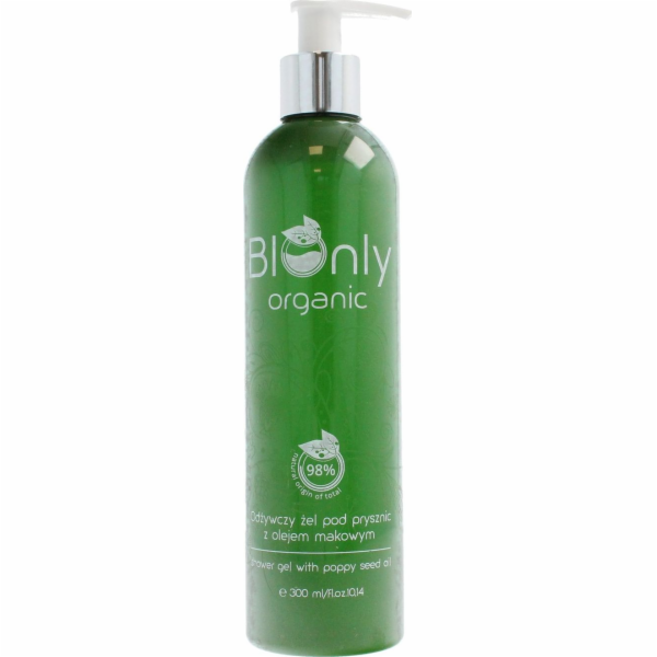 BIOnly Organický výživný sprchový gel s makovým olejem 300 ml