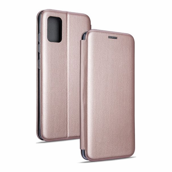 Pouzdro Book Magnetic Samsung A21 A215 rose gold/rose gold
