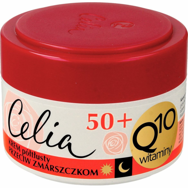 Celia Face Cream Q10 Vitamins 50+ proti vráskám 50ml