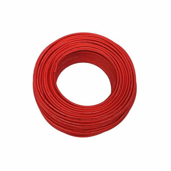 Kabel H1Z2Z2-K 6 pro soláry, měděný 1x 6mm2 - červený, cívka 500m - cena za 1m